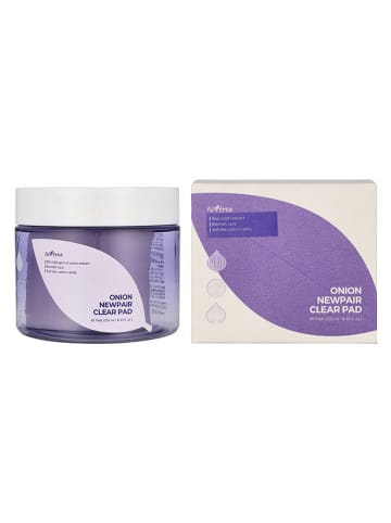 Isntree Gesichtspads "Onion Newpair Clear", 60 Stück - 250 ml