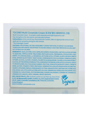 Tocobo Krem do twarzy "Multi Ceramide" - 50 ml