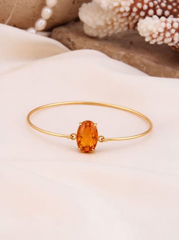 Pierres delicates Vergulde armband met edelsteen