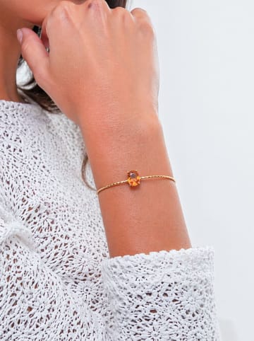 Pierres delicates Vergold. Armspange mit Edelstein