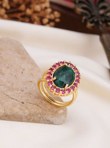 Pierres delicates Vergold. Ring mit Edelsteinen
