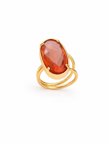 Pierres delicates Vergulde ring met edelsteen