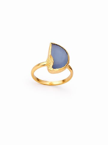 Pierres delicates Vergulde ring met edelsteen