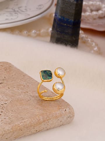Pierres delicates Vergold. Ring mit Perlen