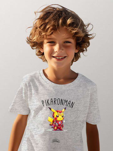 WOOOP Shirt "Pikaronman" grijs