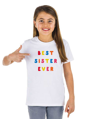 WOOOP Shirt "Best Sister Ever" wit