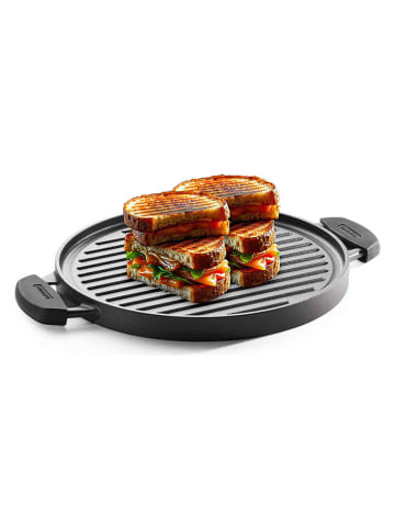 Tramontina Omkeerbare grillplaat zwart - Ø 30 cm