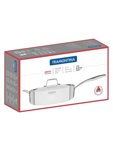 Tramontina 2-delige set: roestvrijstalen braadpan ''Grano'' - Ø 30 cm