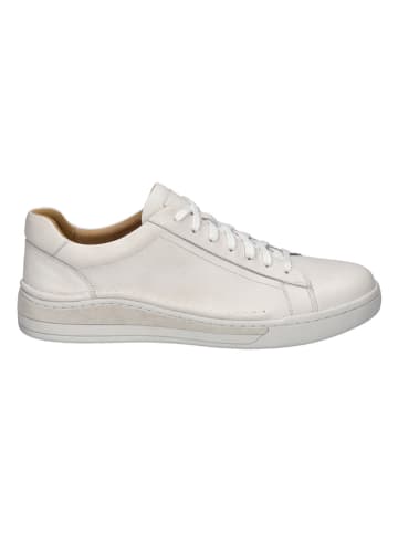 Josef Seibel Skórzane sneakersy w kolorze kremowym