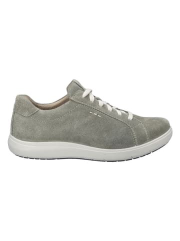 Josef Seibel Leder-Sneakers in Khaki