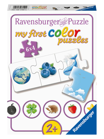 Ravensburger 6x 4-delige puzzel "Leer kleuren" - vanaf 2 jaar