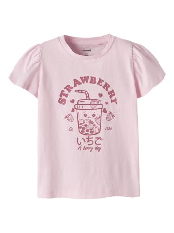 name it Shirt "Jelleanal" lichtroze