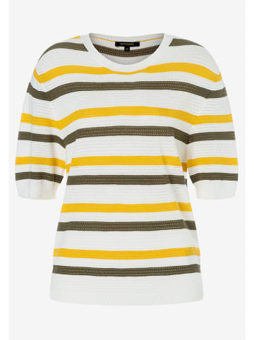 More & More Vest wit/geel/kaki