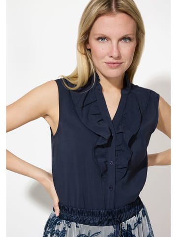 More & More Blousetop donkerblauw