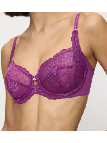 Triumph Beugelbeha "Wild Peony Florale" paars