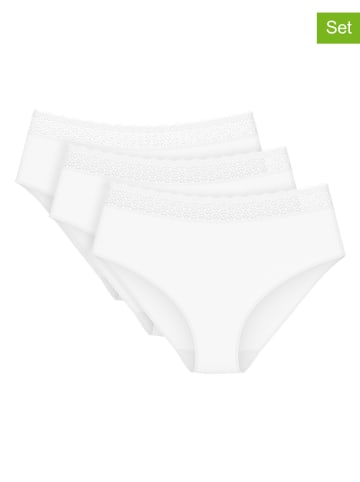 Triumph 3-delige set: slips wit