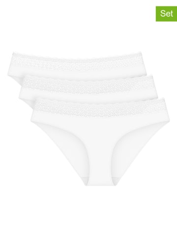 Triumph 3-delige set: slips wit