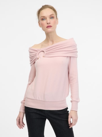 orsay Sweter w kolorze jasnoróżowym