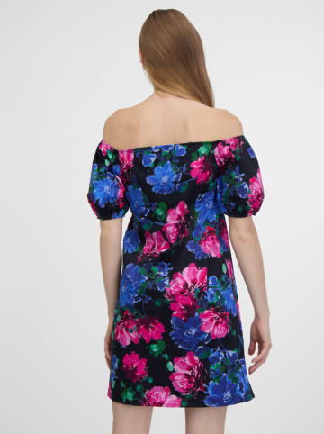 orsay Kleid in Schwarz/ Blau/ Pink