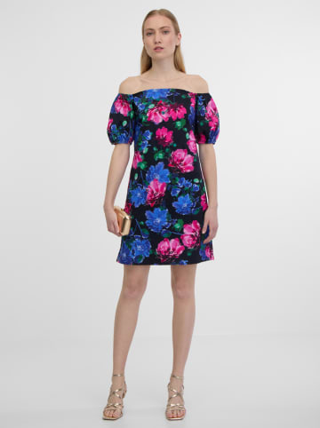 orsay Jurk zwart/blauw/roze