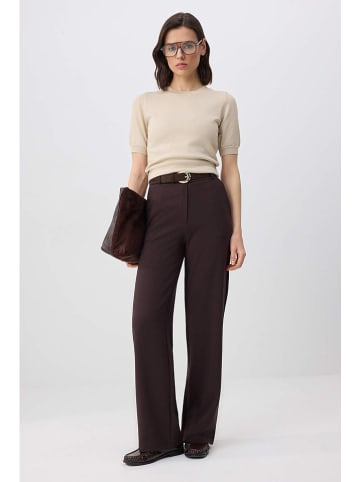 trendyol Marlenehose in Braun