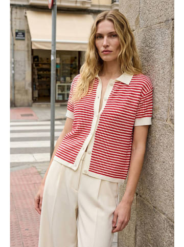 trendyol Vest rood/crème