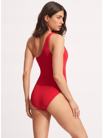 Seafolly Strój kąpielowy w kolorze czerwonym