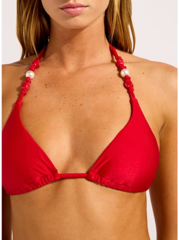 Seafolly Bikini-Oberteil in Rot