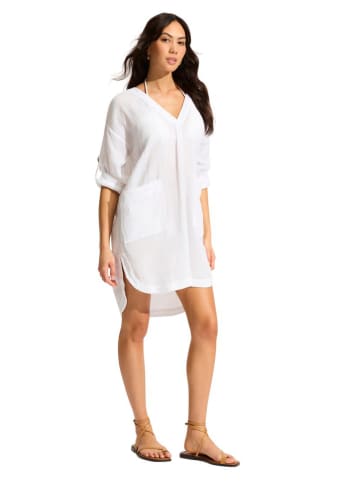 Seafolly Kaftan in Weiß