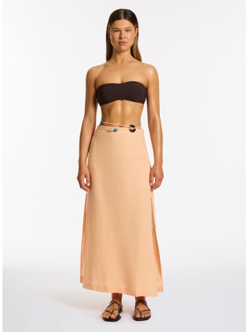Jets Linnen rok beige