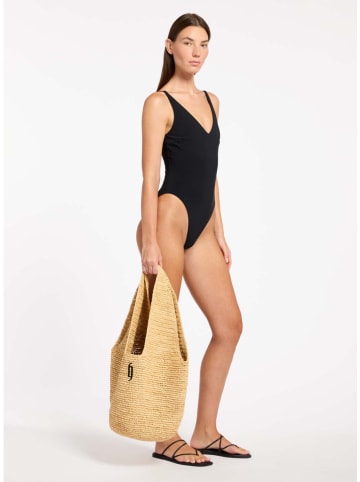 Jets Strandtasche in Beige - (B)45 cm