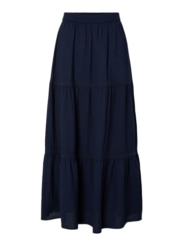 Pieces Rok donkerblauw