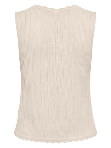 ONLY Strickweste in Beige