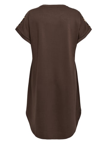ONLY Carmakoma Kleid in Braun