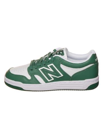 New Balance Skórzane sneakersy "480" w kolorze zielonym