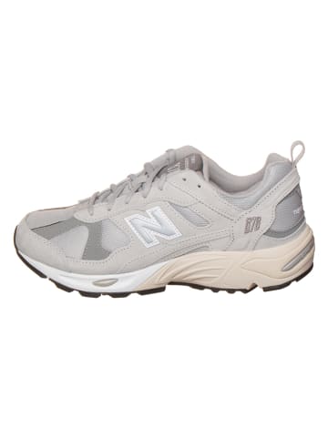 New Balance Leder-Sneakers "878" in Grau