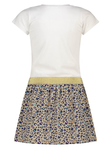 Salt and Pepper Jurk wit/beige