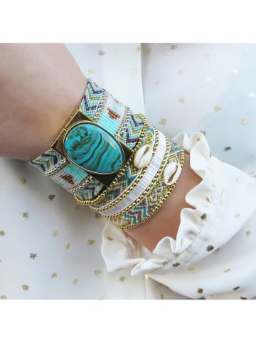HIPANEMA Vergulde armband "Antonella" met edelsteen