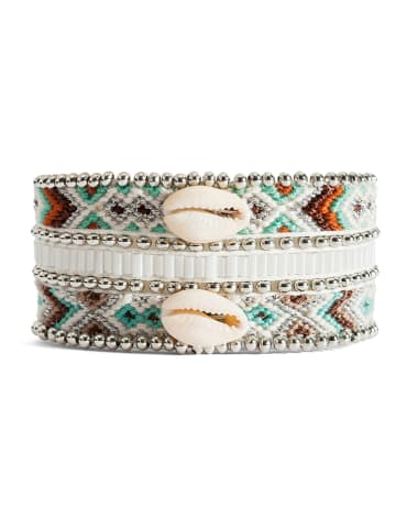 HIPANEMA Verzilverde armband "Monatwin"