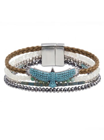 HIPANEMA Versilb. Armband "Miniblue"