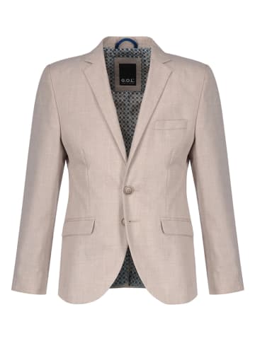 G.O.L.® FINEST COLLECTION Garnitur - Slim fit - w kolorze beżowym
