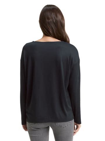 Tom Tailor Blouse zwart/bruin