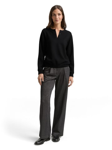 Tom Tailor Bluza w kolorze czarnym
