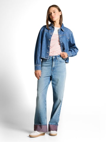 Tom Tailor Shirt in Weiß/ Pink