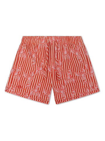 Swim Essentials Zwemshort "Pink Bay" rood