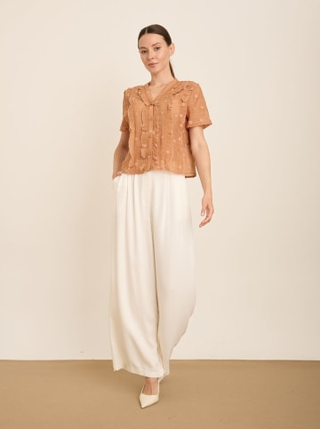 BGN Bluse in Hellbraun