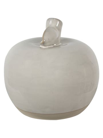 Clayre & Eef Dekoobjekt "Apfel" in Beige - (H)6 x Ø 6 cm