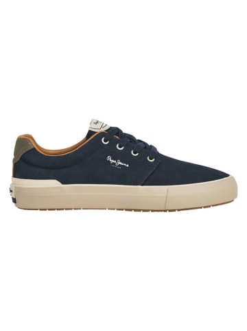 Pepe Jeans FOOTWEAR Leren sneakers donkerblauw