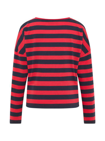 ELBSAND Longsleeve "Milia" rood/donkerblauw