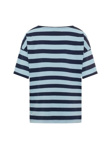 ELBSAND Shirt "Luani" in Dunkelblau/ Hellblau